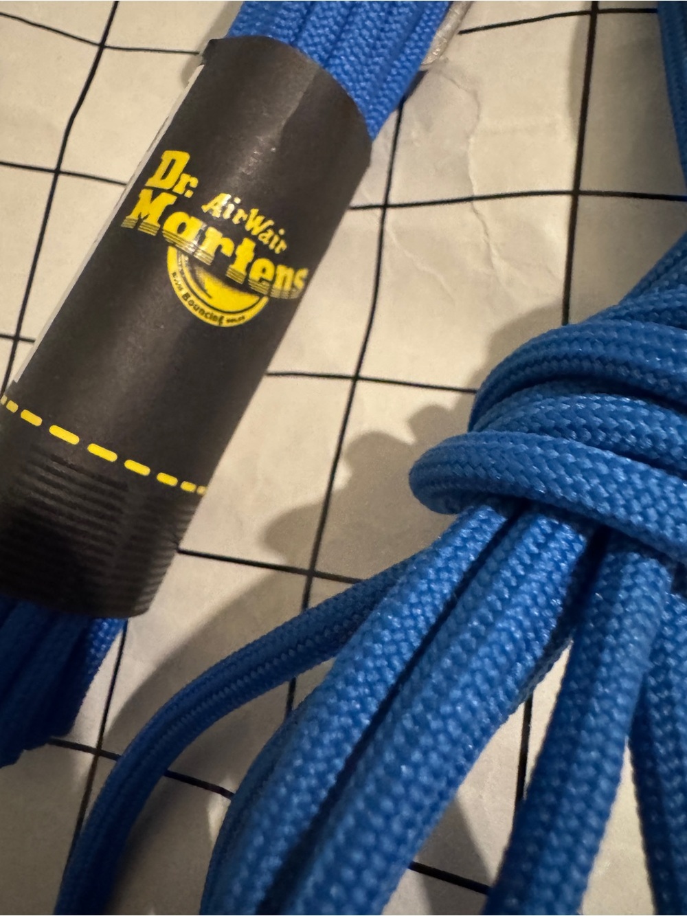 Dr. Martens Bright Blue Round Shoelaces